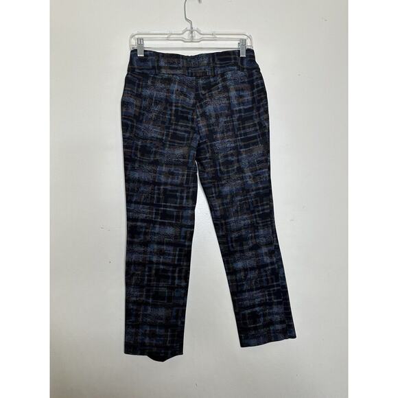 Lisette L Montreal Gray Square Career Pull On Pants Straight 26” Inseam Size 4 - Picture 5 of 7